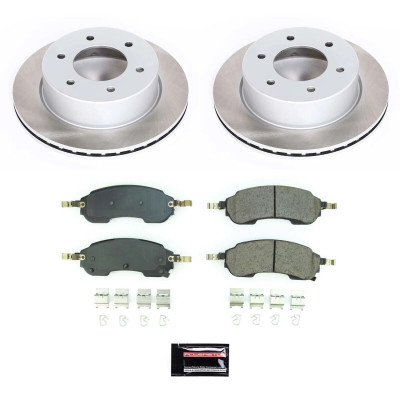 Power Stop 21-23 Ford Bronco Rear Semi-Coated Rotor Kit - SC8763 Photo - Primary