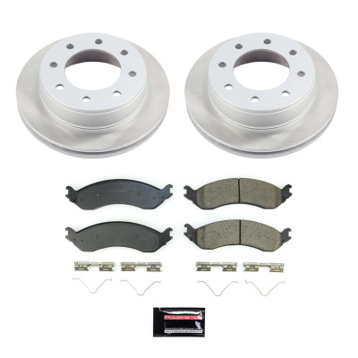 Power Stop 21-22 GMC Savana 3500 Rear Semi-Coated Rotor Kit - SC8767 Photo - Primary