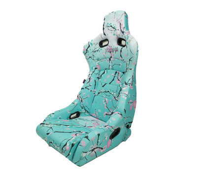 NRG Prisma Lab Reclinable Bucket Racing Seat - Pair (Grey Vegan Suede) - RSC-710 L/R-GY Photo - Primary