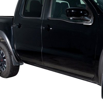 Putco 22-24 Nissan Frontier Crew Cab (3in Tall 4 Pcs) Black Platinum Rocker Panels - 9751502BP Photo - Primary