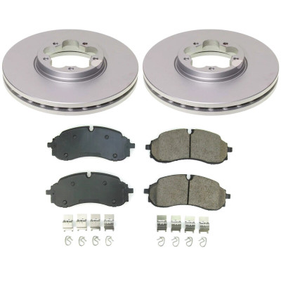 Power Stop 22-23 Ford E-Transit Front Z17 Coated Brake Kit - CRK8985 Photo - Primary