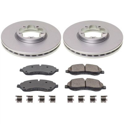 Power Stop 20-21 Ford Transit-150 Front Z17 Coated Brake Kit - CRK8988 Photo - Primary