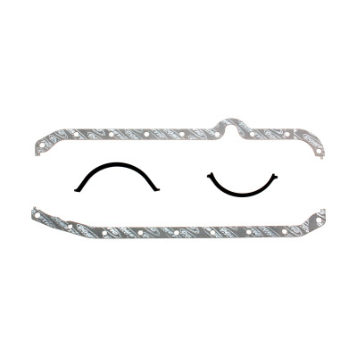 Cometic Chevrolet Gen-1 Small Block V8 .094i Fiber Oil Pan Gasket Kit Right Side Dipstick Thin Fro - C5296 Photo - Primary