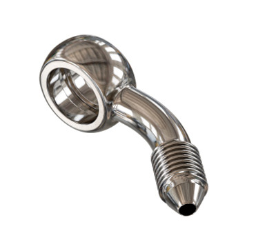 Goodridge 20 Deg Banjo Adaptor compound right for 3/8 or M10 Bolt - PB593R-03C Photo - Primary