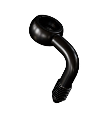 Goodridge 90 Deg Banjo Adaptor for 3/8 or M10 Bolt - PB599-03CBK Photo - Primary