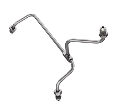 Goodridge 14-23 Harley Davidson FLH/FLT Models (w/o ABS) Front Manifold - PMCHD-028C Photo - Primary