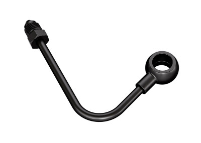 Goodridge 11-17 Harley Davidson Softail Models Front ABS Banjo Adaptor - Black - PMCHD-030ZBK Photo - Primary