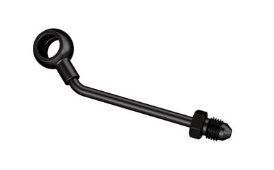 Goodridge 2014 Harley Davidson CVO Softail Models Front ABS Banjo Adaptor - PMCHD-041ZBK Photo - Primary