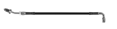 Goodridge 72in Universal Clutch Line w/SS Fittings & Black Hose - 90Deg Banjo w/20Deg 7/16 UNF - HD1091-1CC-BK72 Photo - Primary