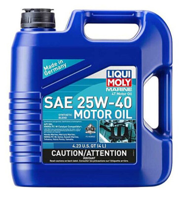 LIQUI MOLY 4L Marine 4T Motor Oil 25W40 - 20548 User 1