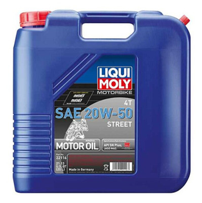 LIQUI MOLY 20L Motorbike 4T SAE 20W50 Street - 22116 User 1
