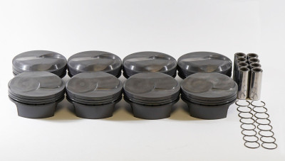 Mahle MS Piston Set Chevy Big Block 568ci 4.61in Bore 4.25in Stk 6.535in Rod .99 Pin - Set of 8 - 930239110 Photo - Primary