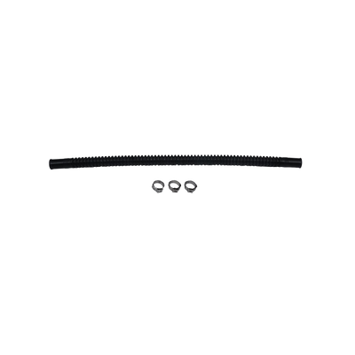 Deatschwerks Convoluted Tubing 300mm Length x 8mm ID Side 1 x 8mm ID Side 2 - Black - 9-CT-12-516 Photo - Primary