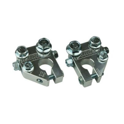 Moroso 1GA Wire 1/2in Dia Stud Crimp/Solder Battery Cable Terminal Kit (2 Pack) - 74159 User 1