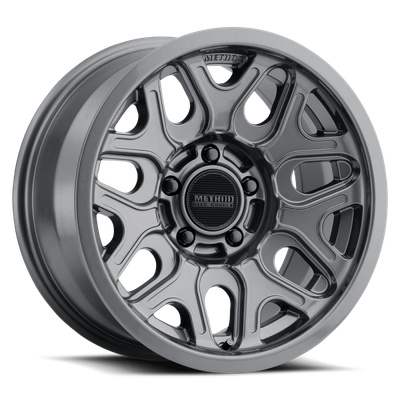 Method MR322 / 18x9 / 6x5.5 BP / 18ET / 5.68in BS / 106.25mm CB - Gloss Titanium Wheel - MR32289060818 Photo - Primary