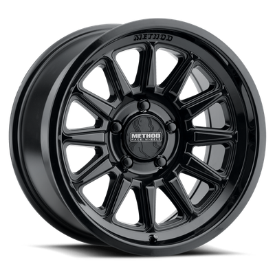 Method MR323 20x9 / 6x5.5 BP / 12ET / 5.44in BS / 106.25mm CB - Gloss Black Wheel - MR323290601312 Photo - Primary