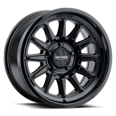 Method MR323 17x8.5 / 6x135 BP / 0ET / 4.72in BS / 87mm CB - Gloss Black Wheel - MR323785161300 Photo - Primary