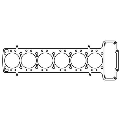 Cometic Jaguar 1964-1968 4.2L XK6 .040in MLS Cylinder Head Gasket - 93mm Bore - C14055-040 Photo - Primary