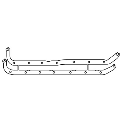 Cometic Cosworth BD Series - FVA/FVC Lotus Twin Cam .060in Fiber Oil Pan Rails Kit - C14100-060 Photo - Primary