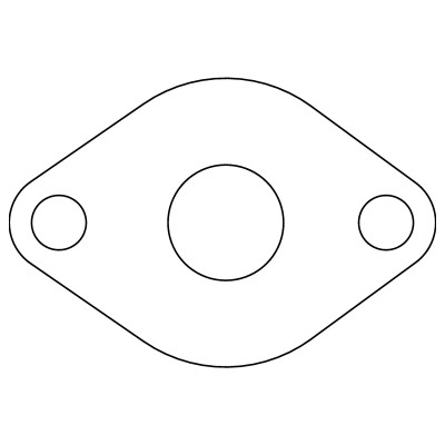 Cometic Ford 59A Flathead V8 .015in Fiber Oil Pump Mounting Gasket - 1945-1948 - C15126 Photo - Primary