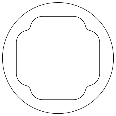 Cometic Ford 8BA/8CM Flathead V8 .060in Fiber Oil Pump Relief Nut Gasket - 1948-1953 - C15132 Photo - Primary