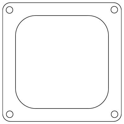 Cometic Holley 4500 Dominator .047in Fiber Carburetor Gasket - 4.775in x 4.775in - Open Plenum - C15238 Photo - Primary