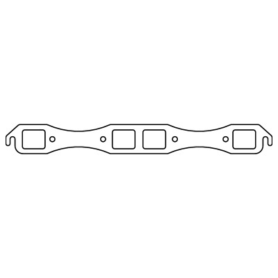 Cometic Chrysler Big Block B/RB V8 .043in Copper Exhaust Manifold Gasket Set-1.780in x 1.480in Port - C15307C Photo - Primary