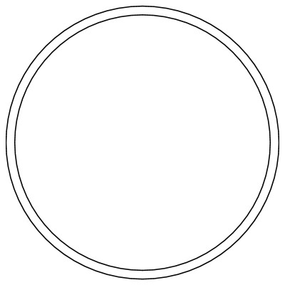 Cometic Holley 4500 Dominator .060in Fiber Air Cleaner Mounting Gasket - 7.3125in Diameter - C15349 Photo - Primary