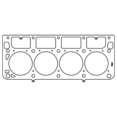 Cometic GM LS Gen-3/4 Small Block V8 .051in MLS Cylinder Head Gasket - 4.085in Bore - 1/2in Studs - C15508-051 Photo - Primary