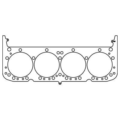 Cometic Chevy Gen-1 Small Block V8 .040in MLX Cylinder Head Gasket - 4.200in Bores - Round Bore - C15575-040 Photo - Primary
