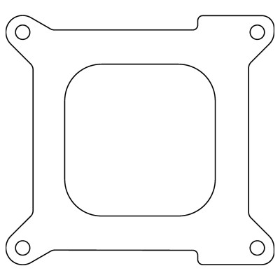Cometic NASCAR 4 Barrel .047in Fiber Carburetor/Throttle Body Mounting Gasket - Open Plenum - C15616 Photo - Primary