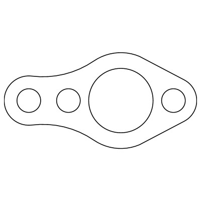 Cometic Chevrolet Gen-1 Small Block V8 .031in Fiber Water Pump Mounting Gasket - C15618 Photo - Primary