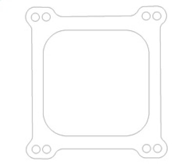 Cometic Holley 4 Barrel 4150 Style .047in Fiber Carburetor Gasket - 4.500in x4.500in - Open Plenum - C5281 Photo - Primary