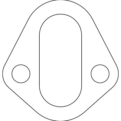 Cometic Chrysler/Ford/GM Fuel Pump Gaskets .031in Fiber - 2 Bolt - 10 Pack - CP5389 Photo - Primary