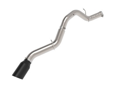 aFe Large Bore-HD 5in 409SS DPF-Back Exhaust System w/Blk Tip 24-25 GM Diesel Trucks V8-6.6L(td) L5P - 49-44147-B Photo - Primary