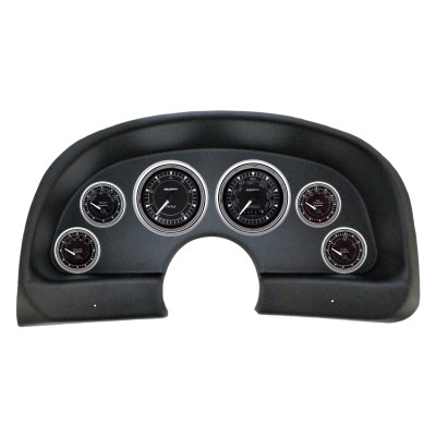 Autometer Chrono Chrome Direct Fit Dash Kit 93-02 Chevy Camaro (2 x 3-3/8in. / 4 x 2-1/16in.) - 2930-15 Photo - Primary