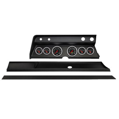 Autometer Sport-Comp Direct Fit Dash Kit 1966 Chevy Chevelle (2 x 3-3/8in. / 4 x 2-1/16in.) - 2931-11 Photo - Primary