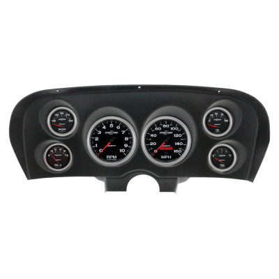 Autometer Sport-Comp II Direct Fit Dash Kit 69-70 Ford Mustang (2 x 5in. / 4 x 2-5/8in.) - 2936-12 Photo - Primary
