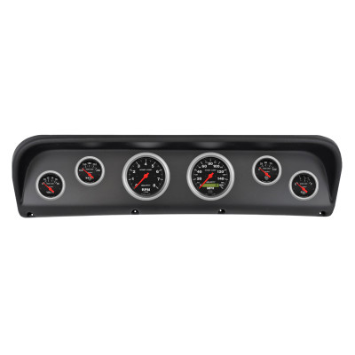 Autometer Sport-Comp Direct Fit Dash Kit 67-72 Ford F100 (2 x 3-3/8in. / 4 x 2-1/16in.) - 2938-11 Photo - Primary