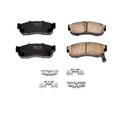 Power Stop 1983 Nissan Pulsar Front Z17 Evo Ceramic Brake Pad w/Hardware - 17-275 Photo - Primary