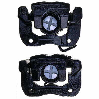 Power Stop 04-08 Acura TSX Rear Black Caliper - Pair w/Bracket - S2068BLK Photo - Primary