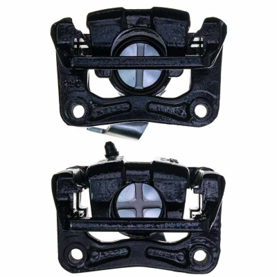 Power Stop 09-14 Acura TSX Rear Black Caliper - Pair w/Bracket - S3358BLK Photo - Primary