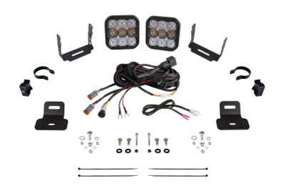Diode Dynamics 17-24 Can-Am Maverick X3 SS5 Stage Series Ditch Light Kit - Pro White Combo - DD7870 Photo - Primary