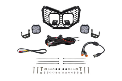 Diode Dynamics 17-24 Can-Am Maverick X3 Stage Series LED Grille Kit - Sport White Fog - DD7880 Photo - Primary