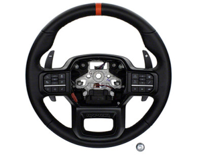 Ford Racing 2021+ F-150 Raptor Steering Wheel Kit - Black - M-3600-F15B User 1