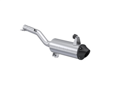 MBRP 18-24 Can-Am Outlander/Max 650/850/1000R 5in Single Slip-on Exhaust System w/ Perf. Muffler - AT-9221PT Photo - Primary