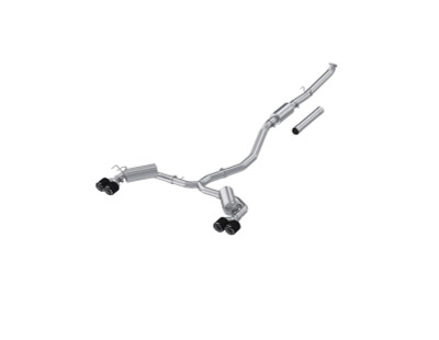 MBRP 22-24 Honda Civic/Sport Touring 1.5L T304 SS Cat-Back Exhaust 2.5in Dual Split Rear w/ CF Tips - S49063CF Photo - Primary
