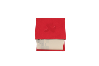 Akrapovic Leather Memo Notepad - Red - 801731 User 1