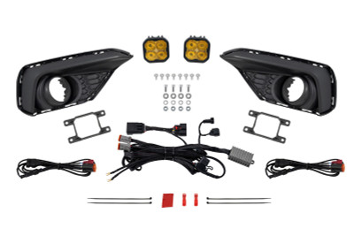 Diode Dynamics 2028 Ford Mustang EcoBoost SS3 Add-On Fog Lamp Kit  Yellow Pro - DD7964 Photo - Primary