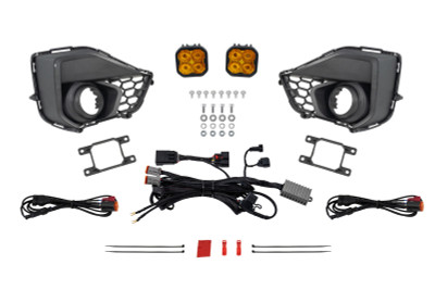 Diode Dynamics 2031 Ford Mustang GT SS3 Add-On Fog Lamp Kit Yellow Max - DD7975 Photo - Primary